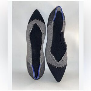NWOT Rothy's Women's Flats in Grey Mist pointy toe size 8